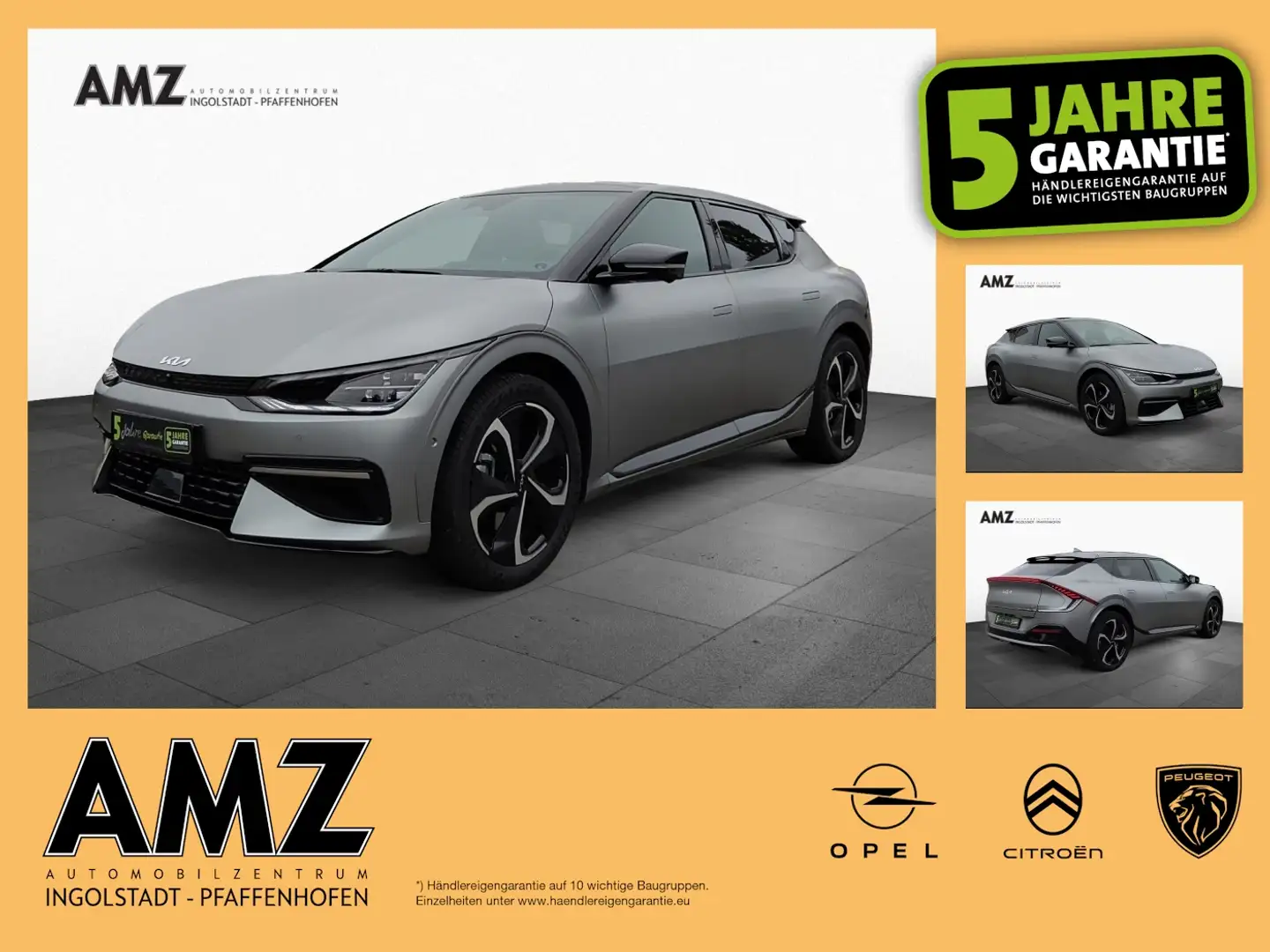 Kia EV6 GT-Line AWD 325PS VOLLAUSSTATTUNG PANO WP P6 Grigio - 1