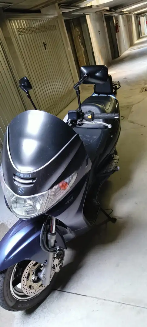 Suzuki Burgman 400 Scooter Mavi - 1