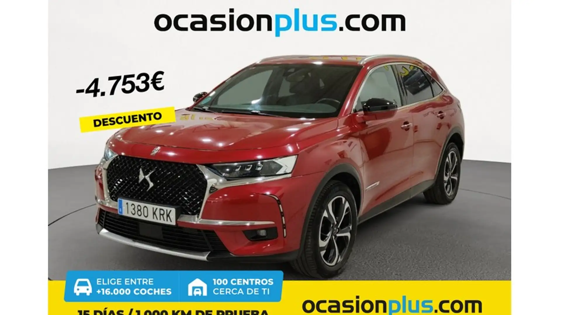 DS Automobiles DS 7 Crossback 1.6 PT. Grand Chic Aut. 180 Červená - 1