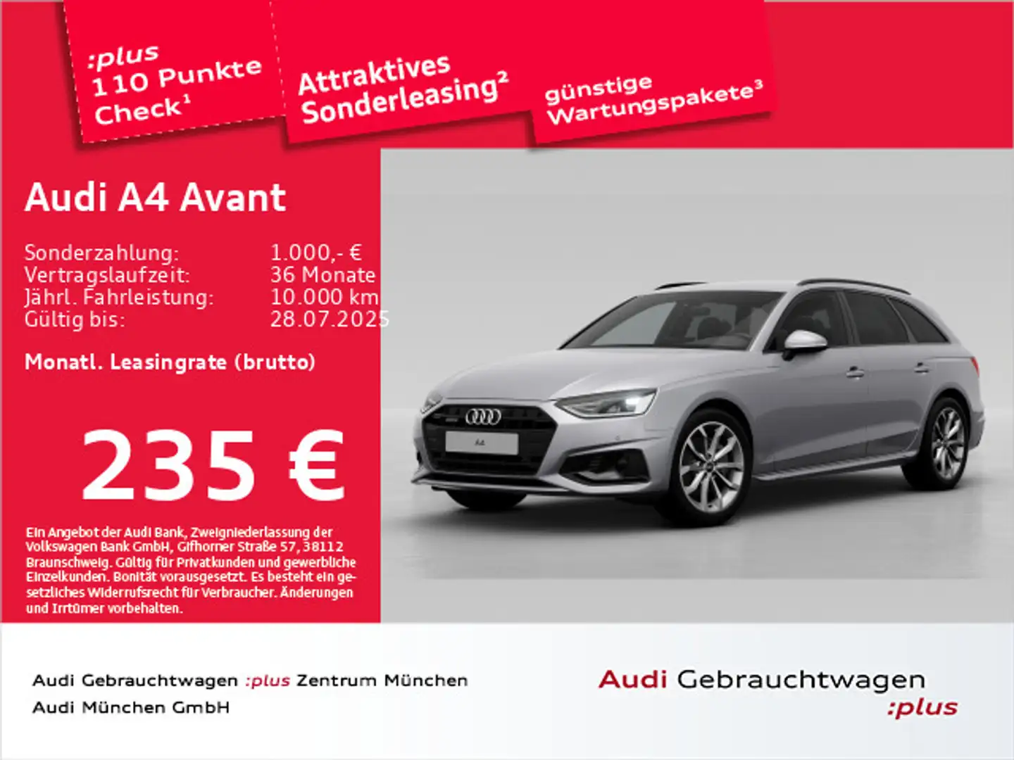 Audi A4 40 TDI qu. S tronic advanced Navi+/Virt Zilver - 1