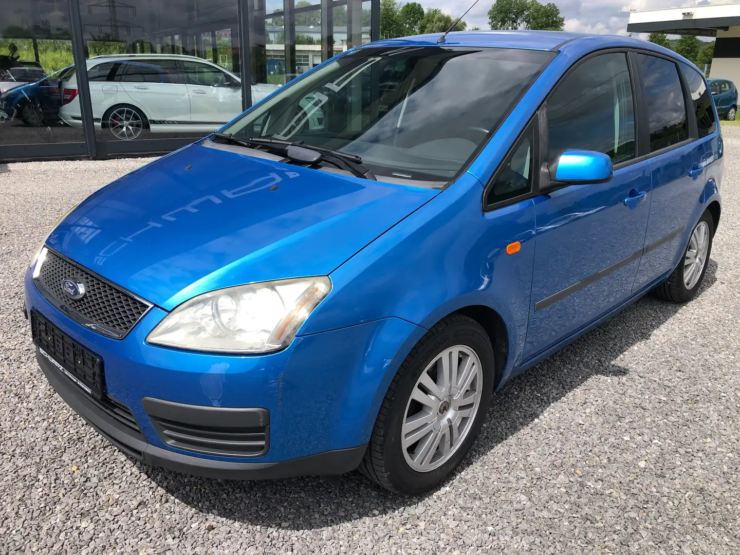 Ford Focus C-Max 1.6 Trend*AHK*KLIMA*Tempomat*3.Hand* Blau - 1