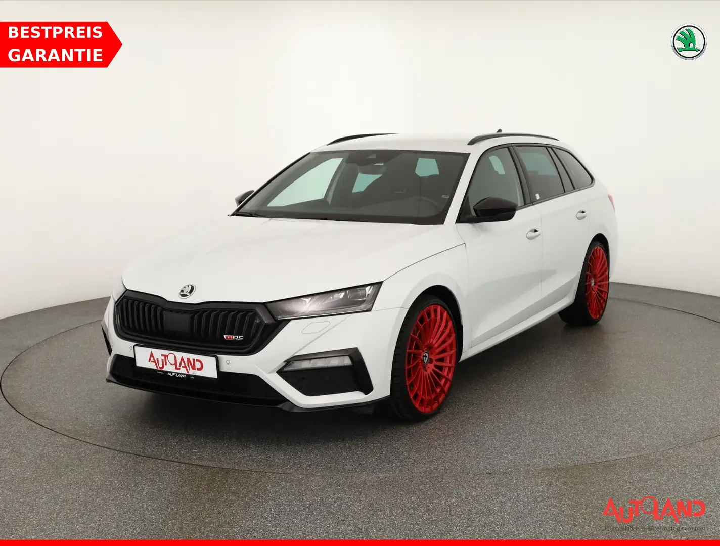 Skoda Octavia Combi 2.0 TSI RS LED Navi DAB SmartLink Blanc - 1