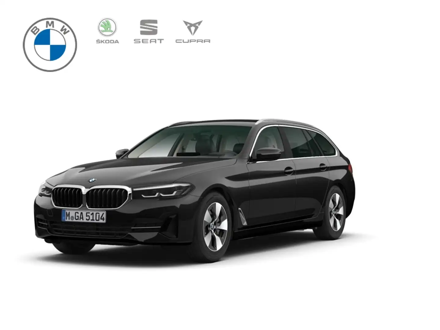 BMW 520 d Touring*RFK*AHK-klappbar*DAB*ACC*RFK*Alarm* Schwarz - 1