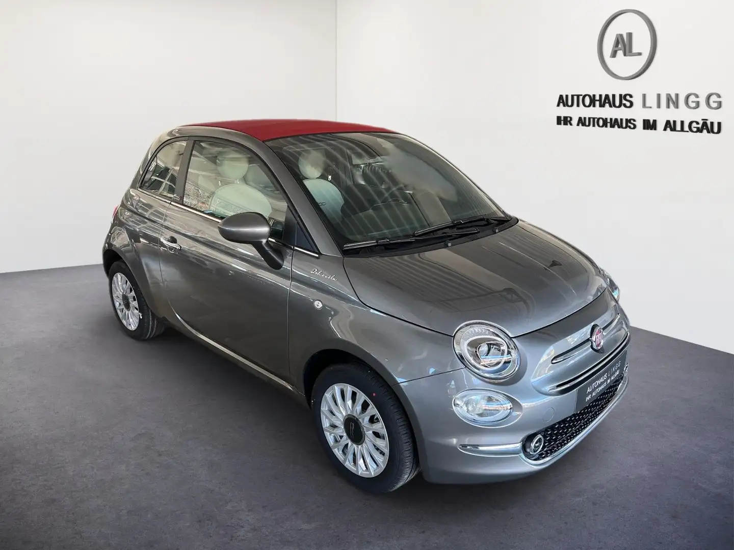 Fiat 500C 1.0 DOLCEVITA Hybrid/PDC H/15Z/KLIMA-AUTO/ Grau - 2
