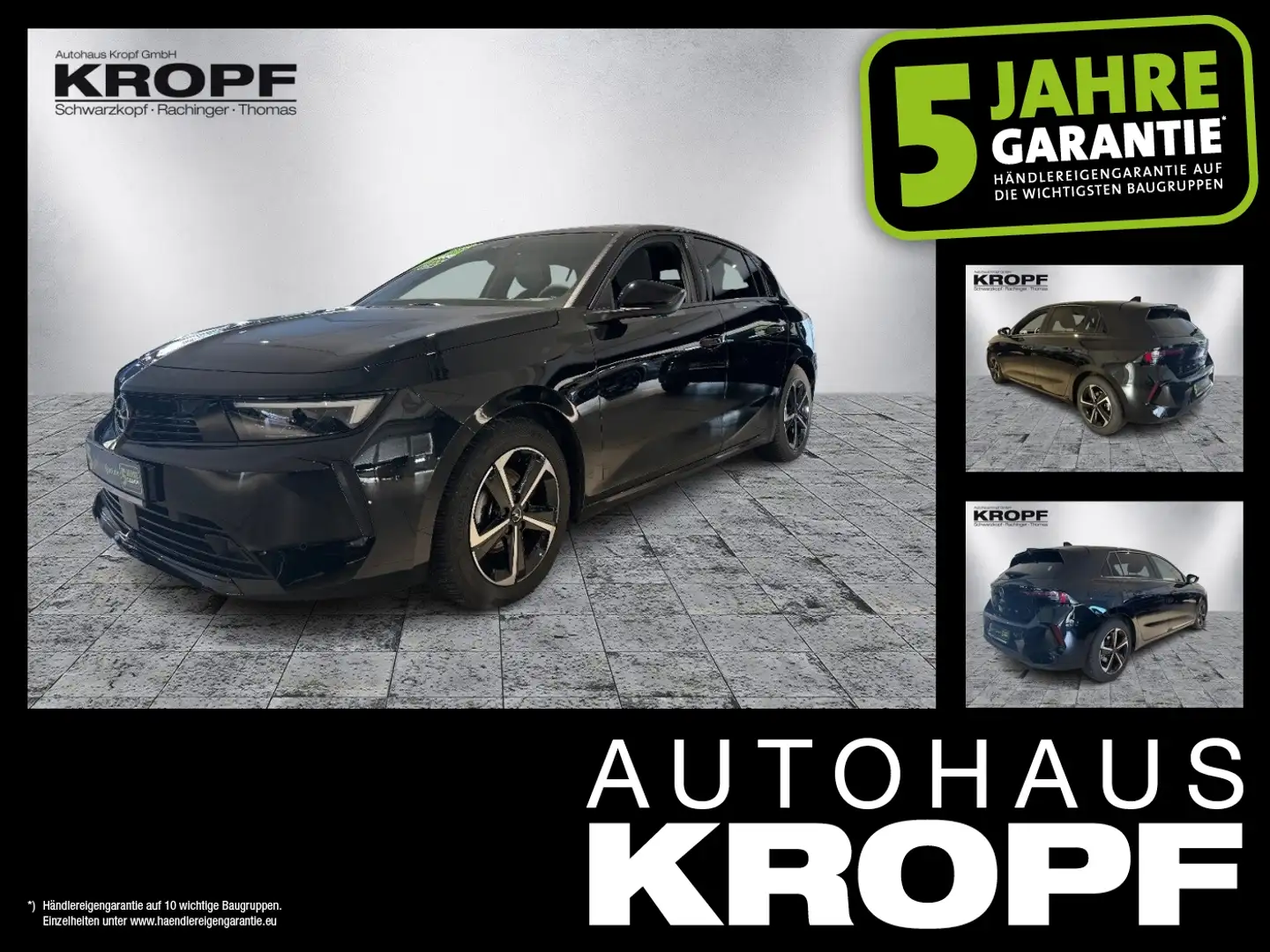 Opel Astra L 1.2 Turbo Edition FLA SpurH LM KAM PDC Schwarz - 1