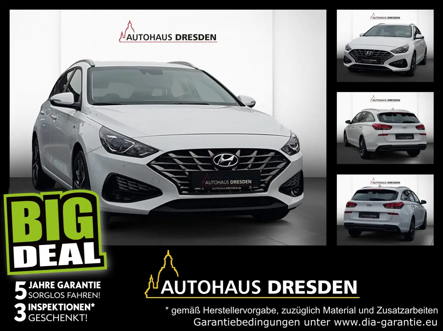 Hyundai i30 cw 1.5 T-GDI *DAB*SHZ*PDC*KAM* White - 1