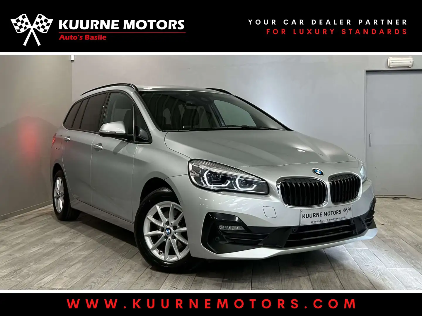 BMW 216 dA GT Led/Leder/SportZetGps/Pdc/Bt *1j garantie* Argent - 1