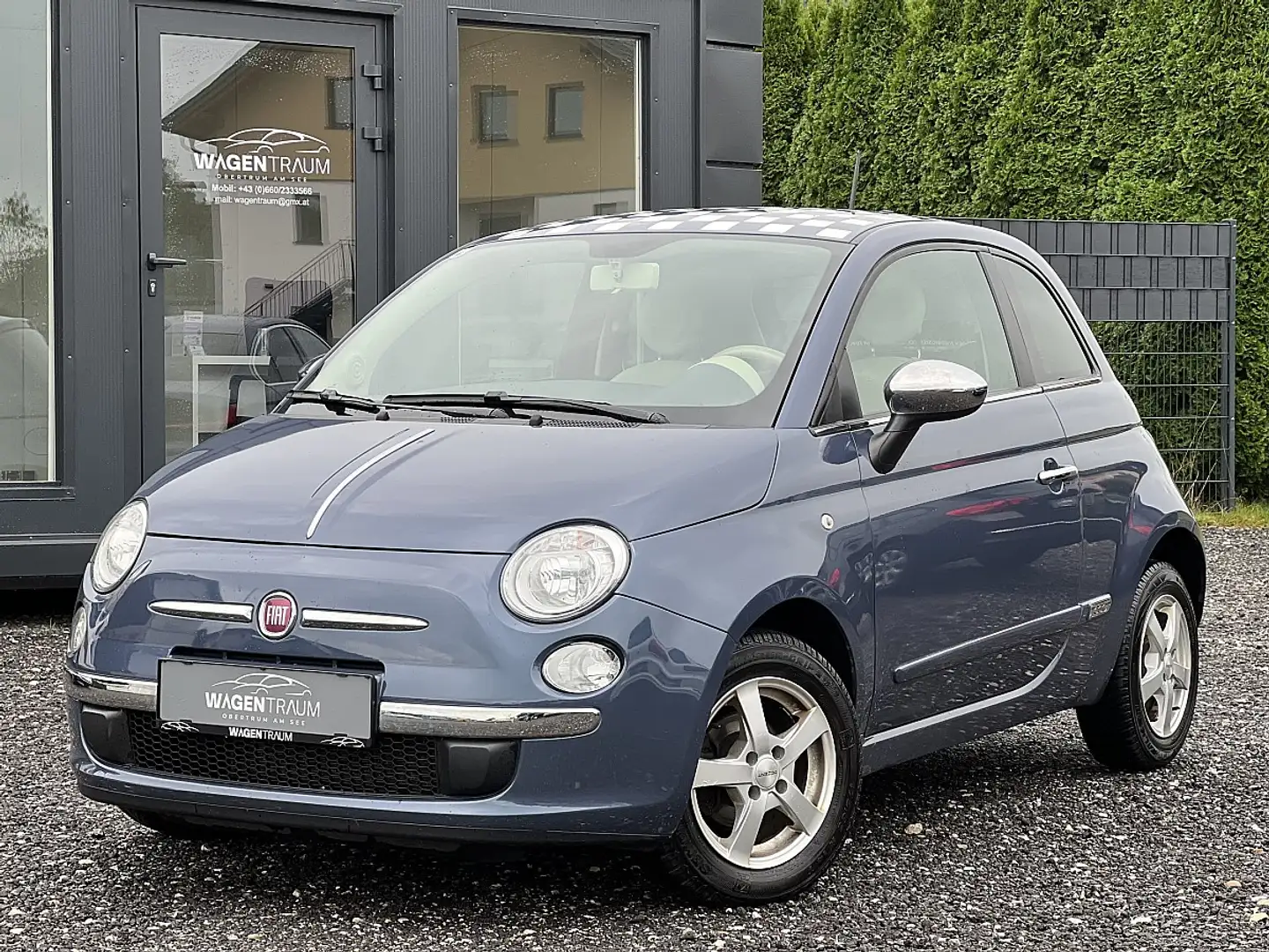 Fiat 500 1,2 * KLIMA * 8-FACH * KREDIT * GARANTIE Blau - 1