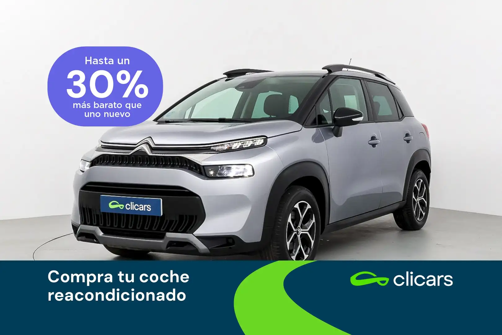 Citroen C3 Aircross Puretech S&S Plus 110 Plateado - 1