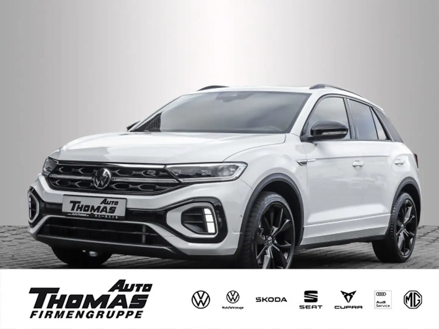 Volkswagen T-Roc R-Line 2.0 TDI DSG AHK+NAVI+PANO Weiß - 1
