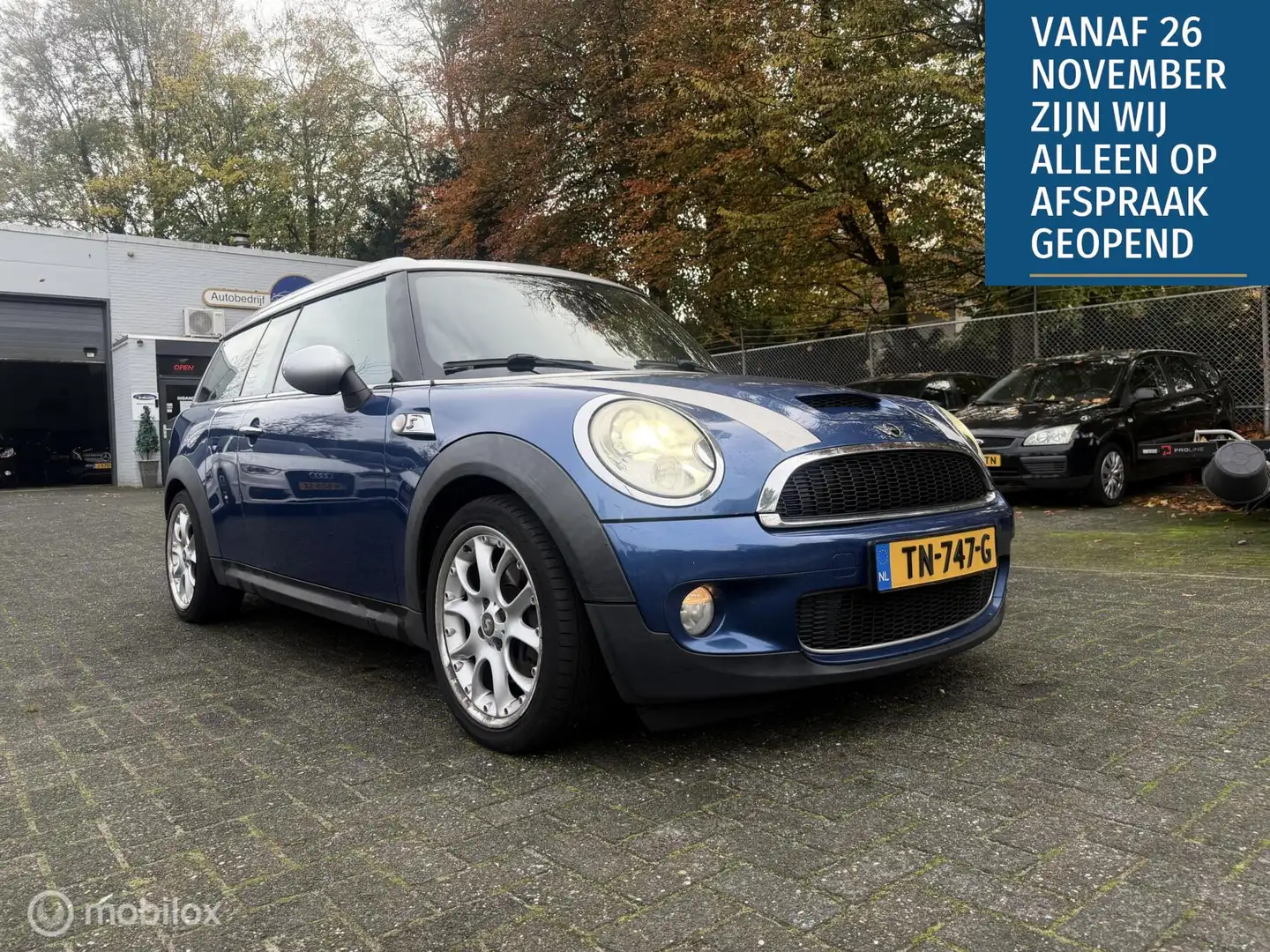 MINI Cooper S Clubman 1.6 Chili 175PK Leder / Xenon / LM / Navi Blau - 2