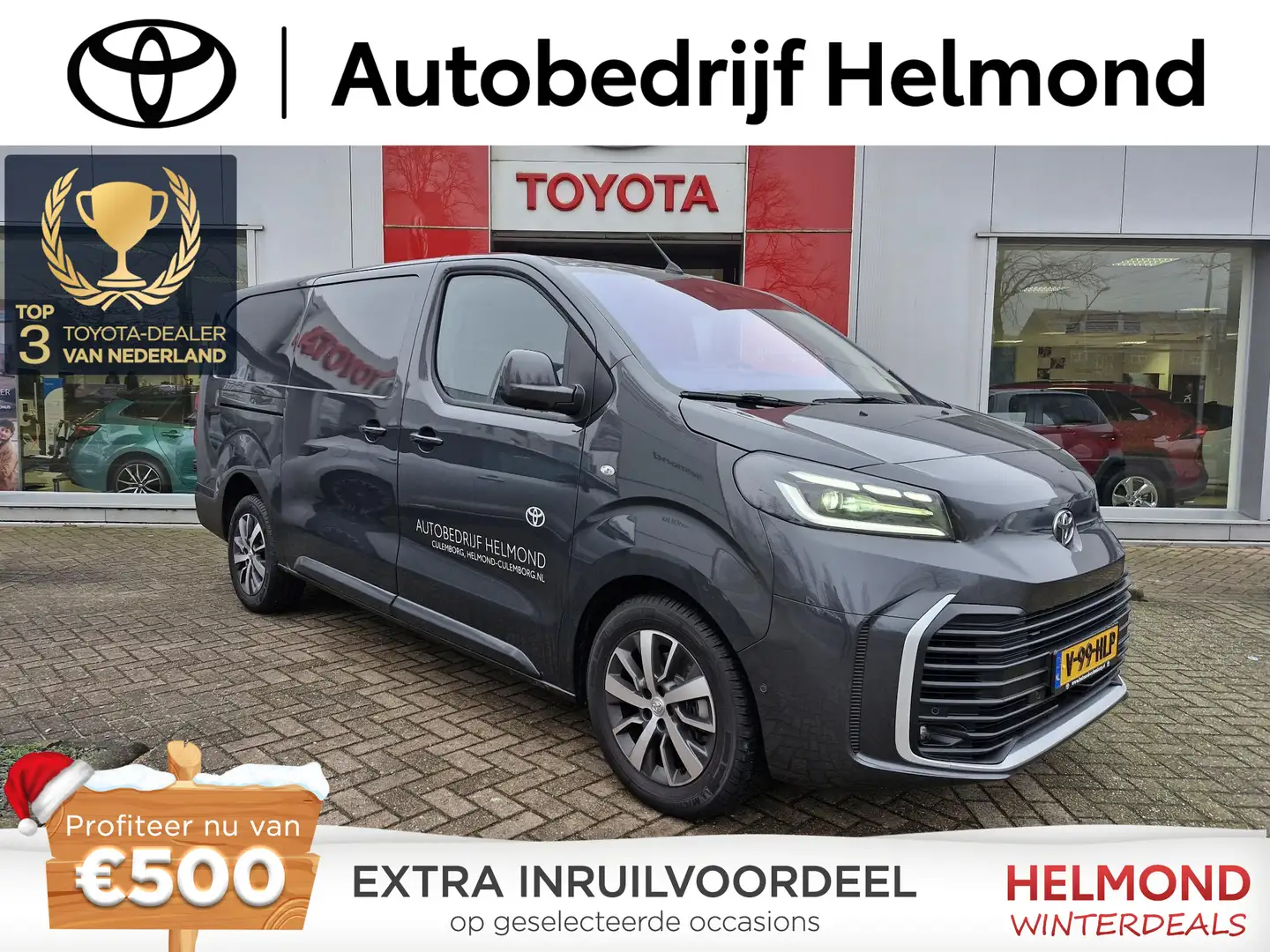 Toyota Proace Long Worker 2.0 D-4D L2 Professional Toyota PROACE Zilver - 1