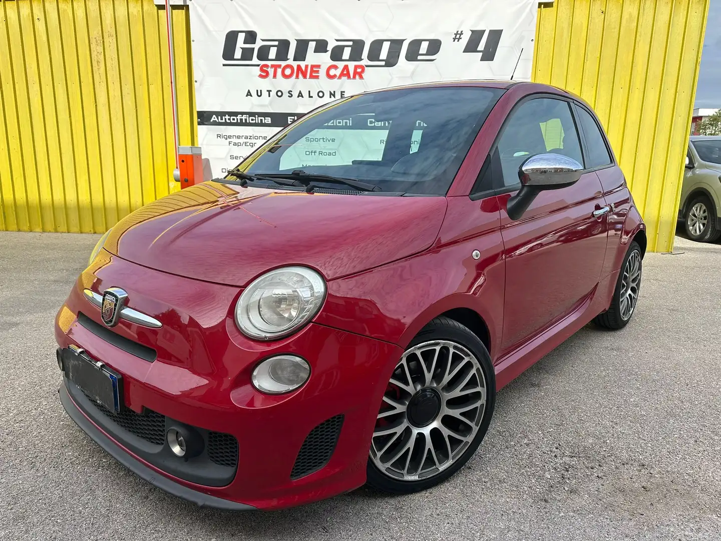 Abarth 500 1.4*MAPPA 160CV*NAVIGATORE*CAR PLAY*PELLE TOT* Rojo - 1