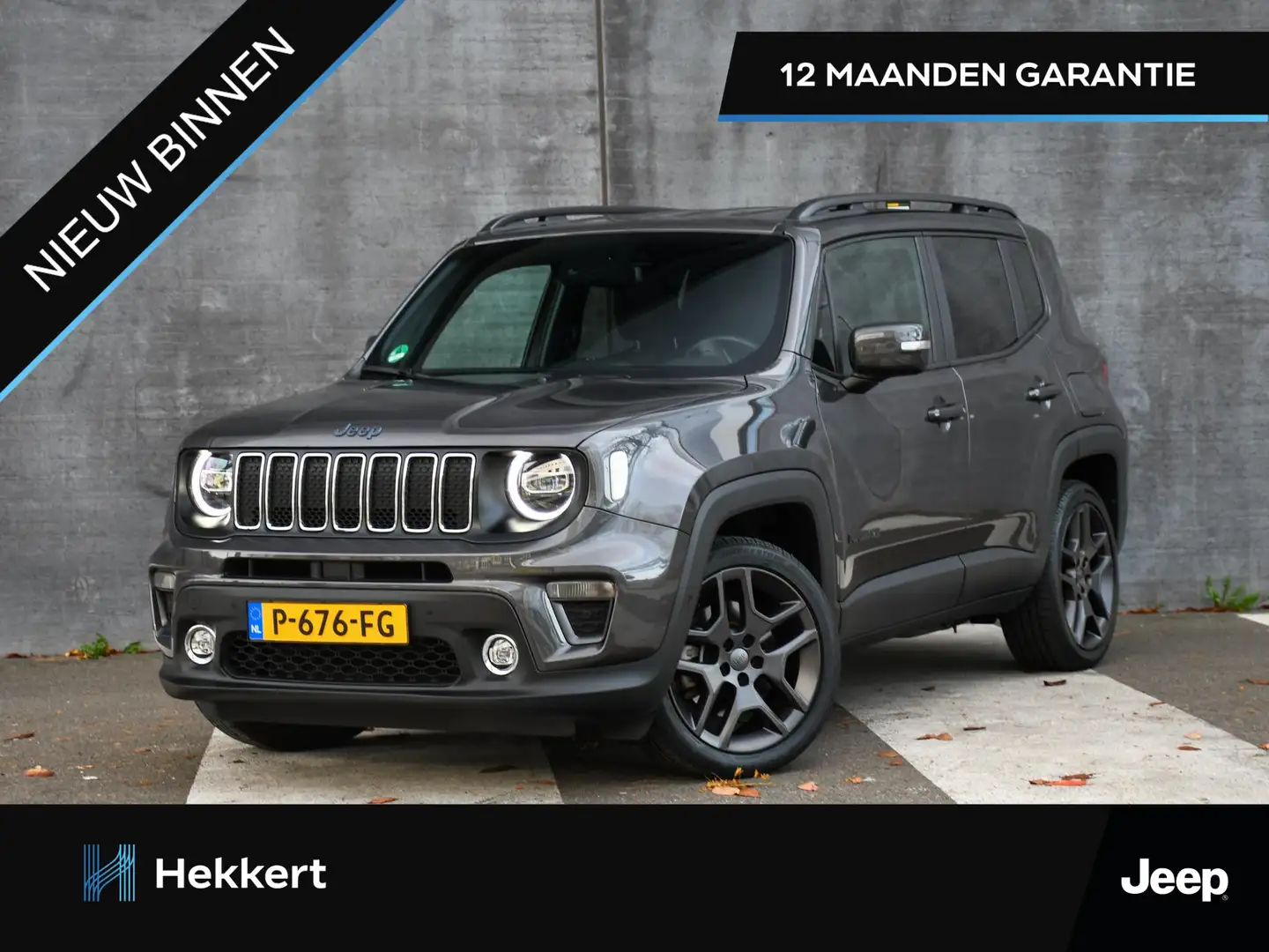 Jeep Renegade 4xe PHEV Electric S 240pk Automaat DODE HOEK | 19' Grijs - 1