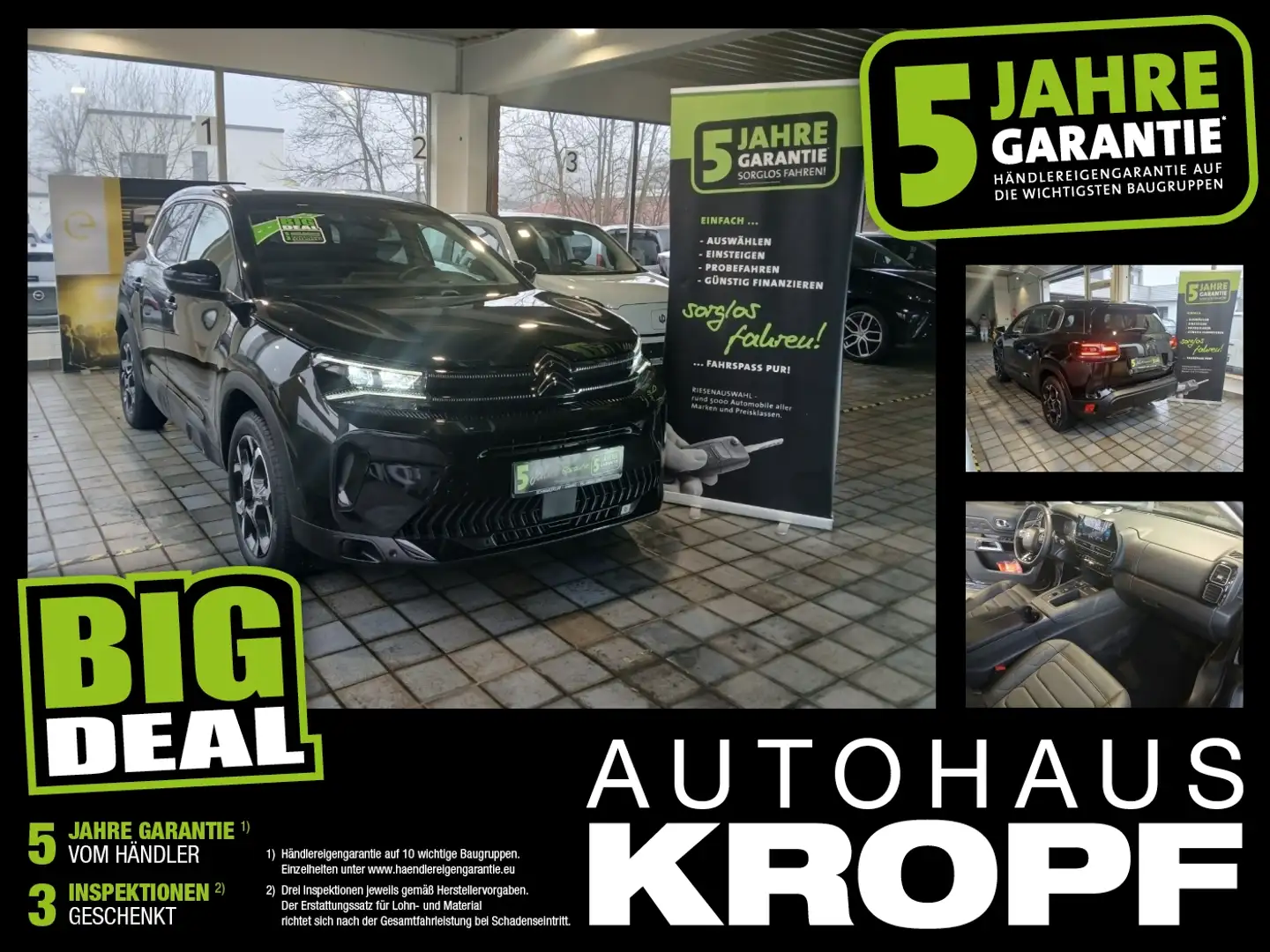 Citroen C5 Aircross 1.2  Navi, Parkpilot, Sitzheizung Schwarz - 1