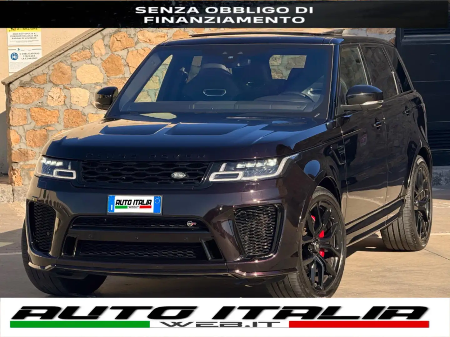 Land Rover Range Rover Sport 5.0 V8 SUPERCHARGED 575 CV SVR+TETTO+22+CARBON Nero - 1
