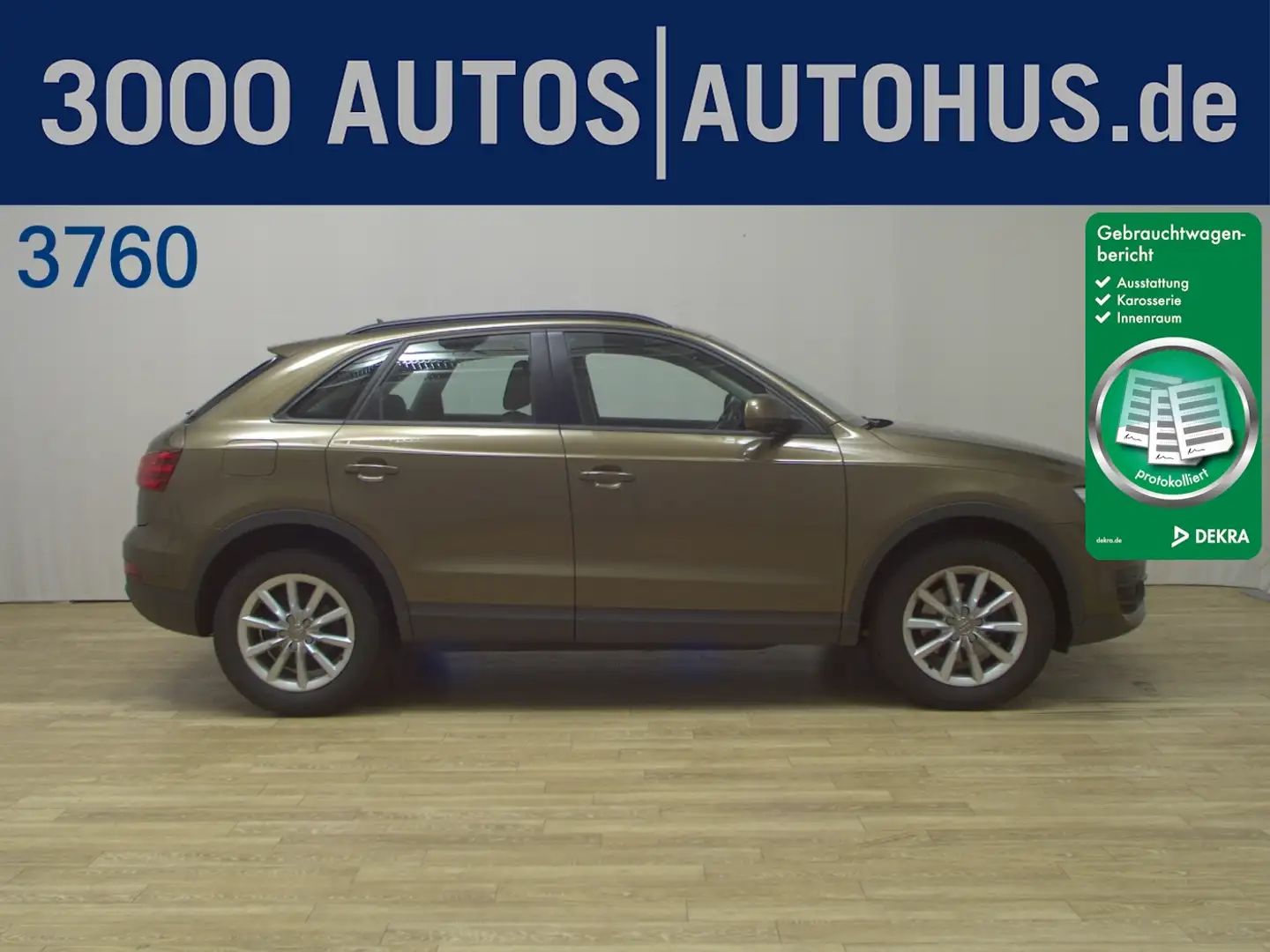 Audi Q3 2.0 TDI Navi Xenon SHZ KlimaA PDC LM Braun - 1