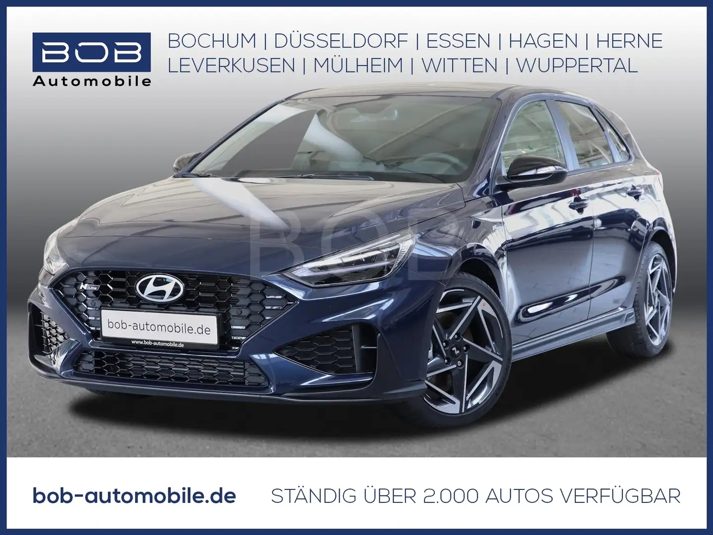 Hyundai i30 MY25 1.5 T-GDI 48V 7-DCT 2WD N LINE Blau - 1