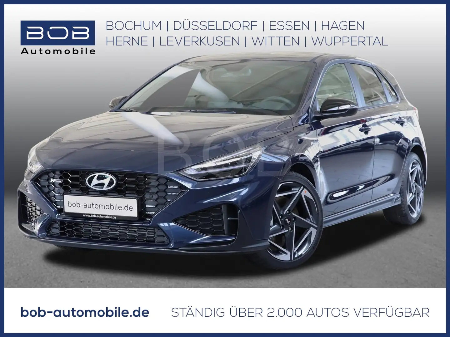 Hyundai i30 MY25 1.5 T-GDI 48V 7-DCT 2WD N LINE Blau - 1
