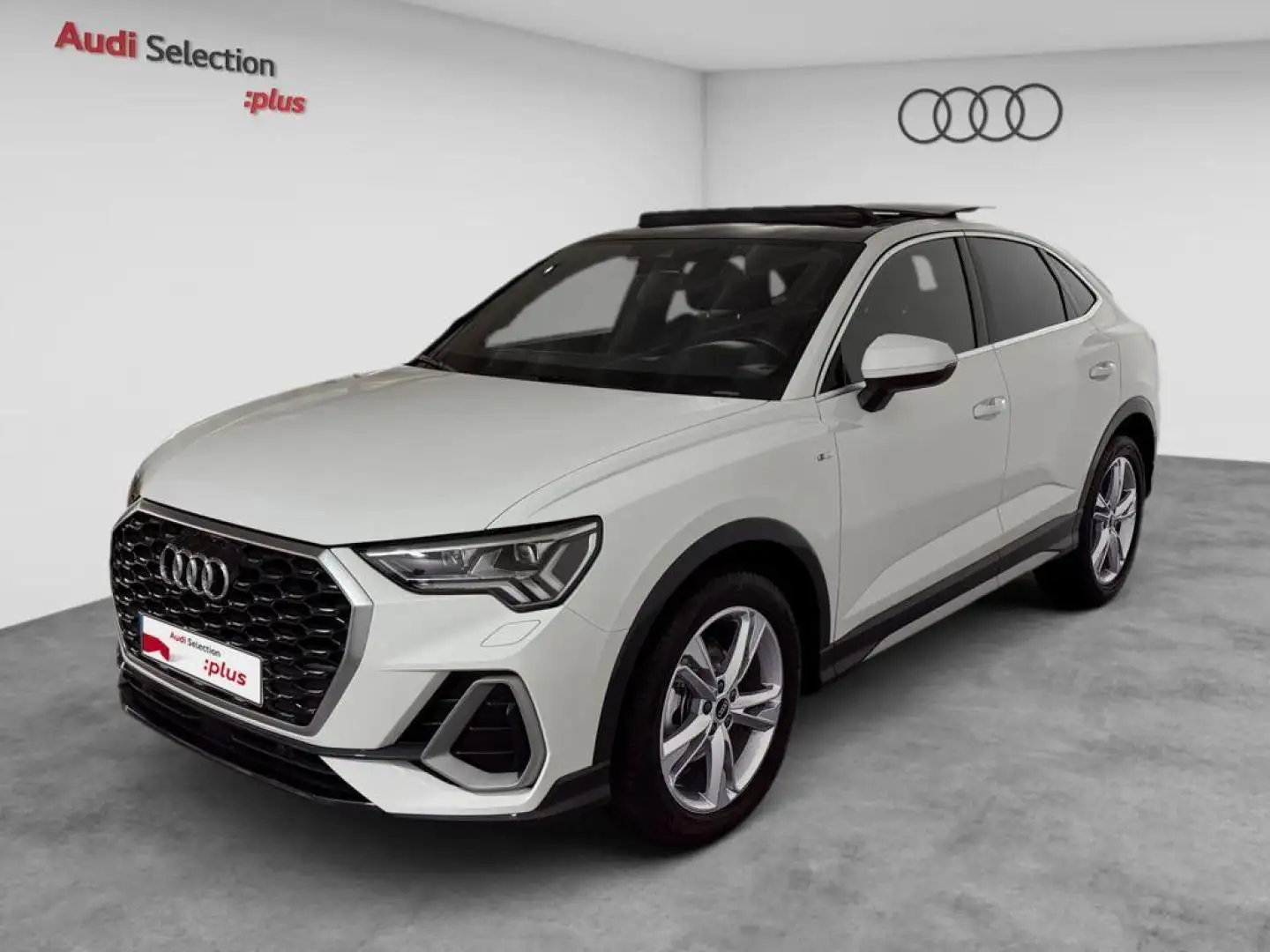 Audi Q3 Sportback 35 TDI S line S tronic Wit - 1