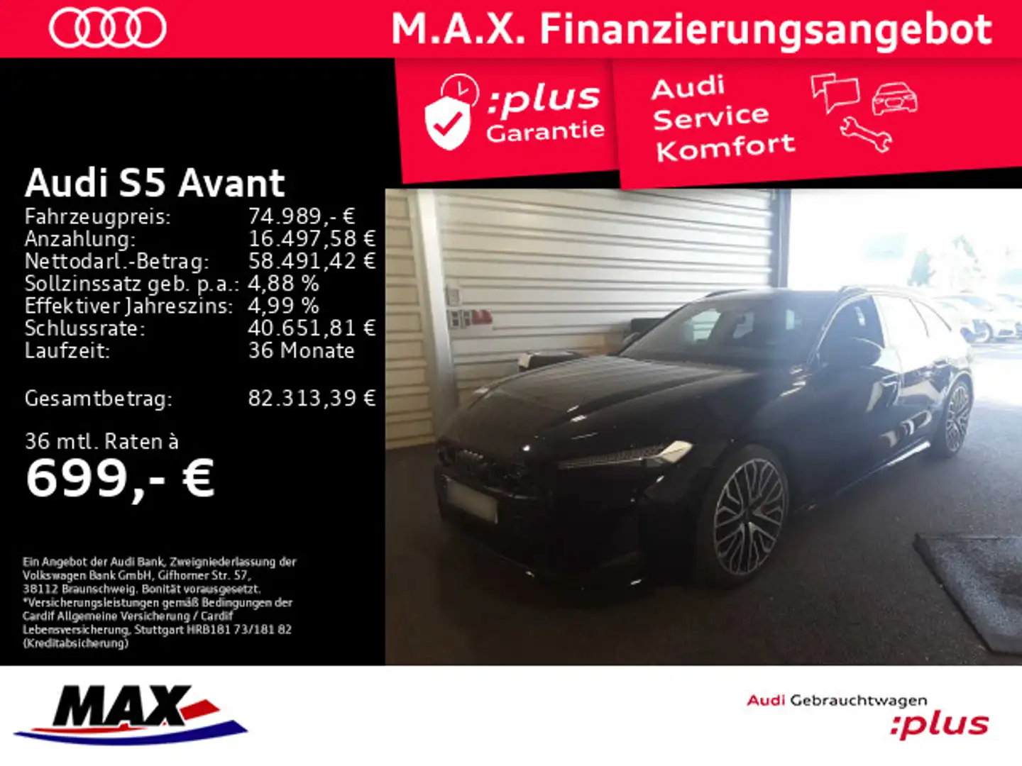 Audi 3.0 TFSI QUATTRO MATRIX+PANO+B&O+HUD+VC Schwarz - 1