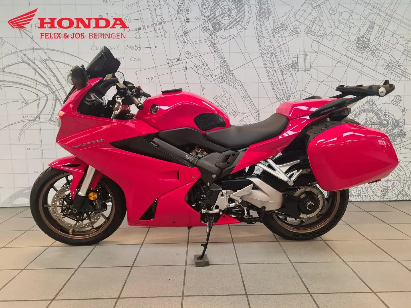Honda VFR 800 Rood - 2