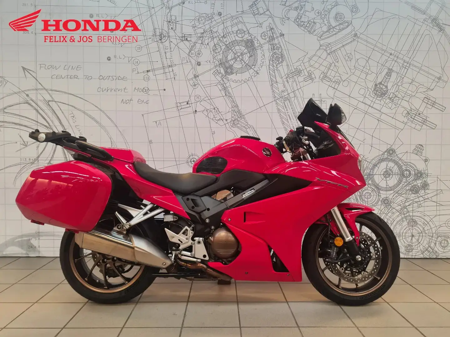 Honda VFR 800 Rood - 1
