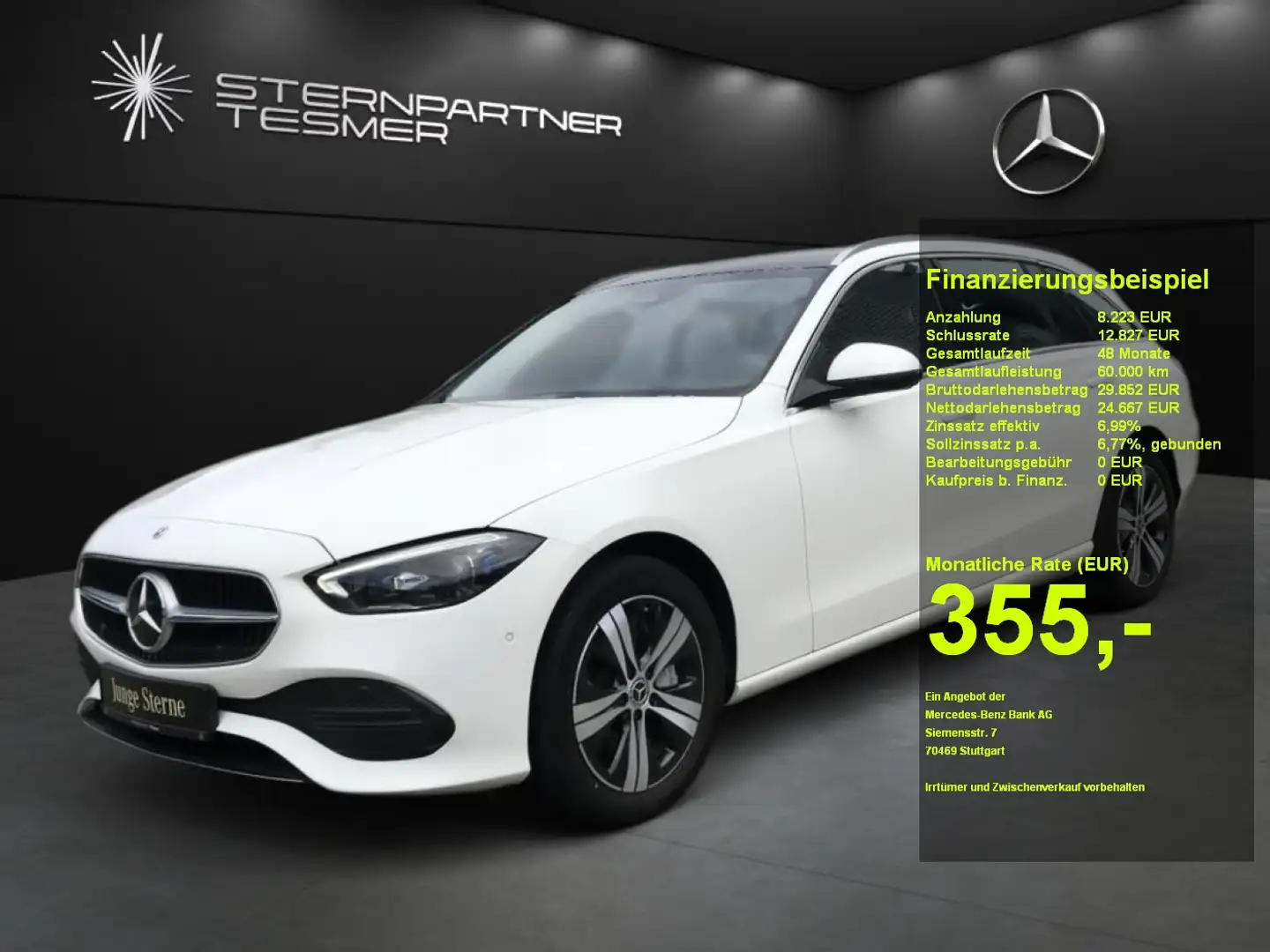 Mercedes-Benz C 300 e T Avantgarde Kamera+Pano+Digital Light Blanco - 1