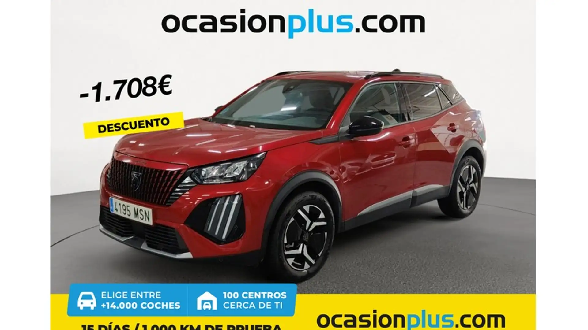 Peugeot 2008 1.2 PureTech S&S Allure EAT8 130 Rouge - 1