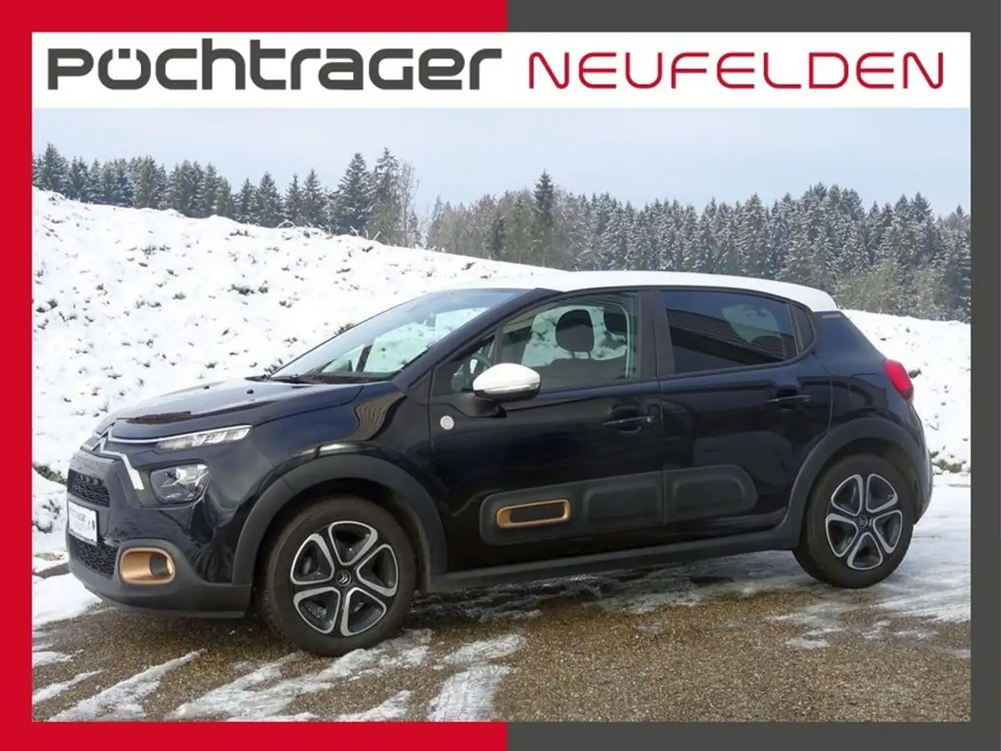 Citroen C3 C-Series mit Anhängervorrichtung Schwarz - 1