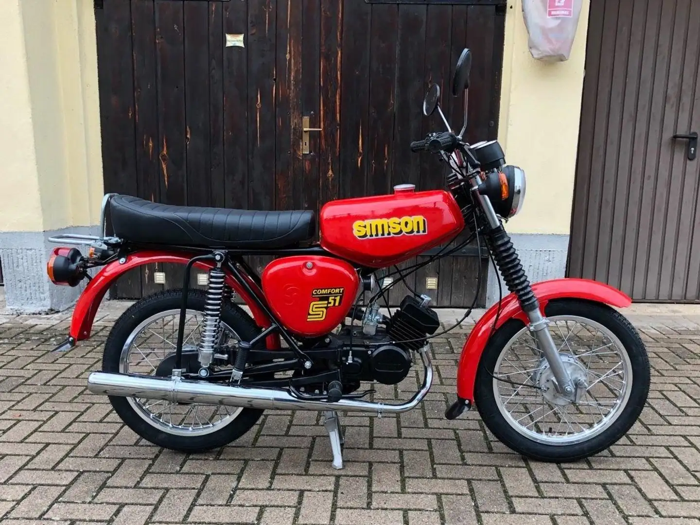 Simson S 51 Comfort Neuaufbau Rot Červená - 1