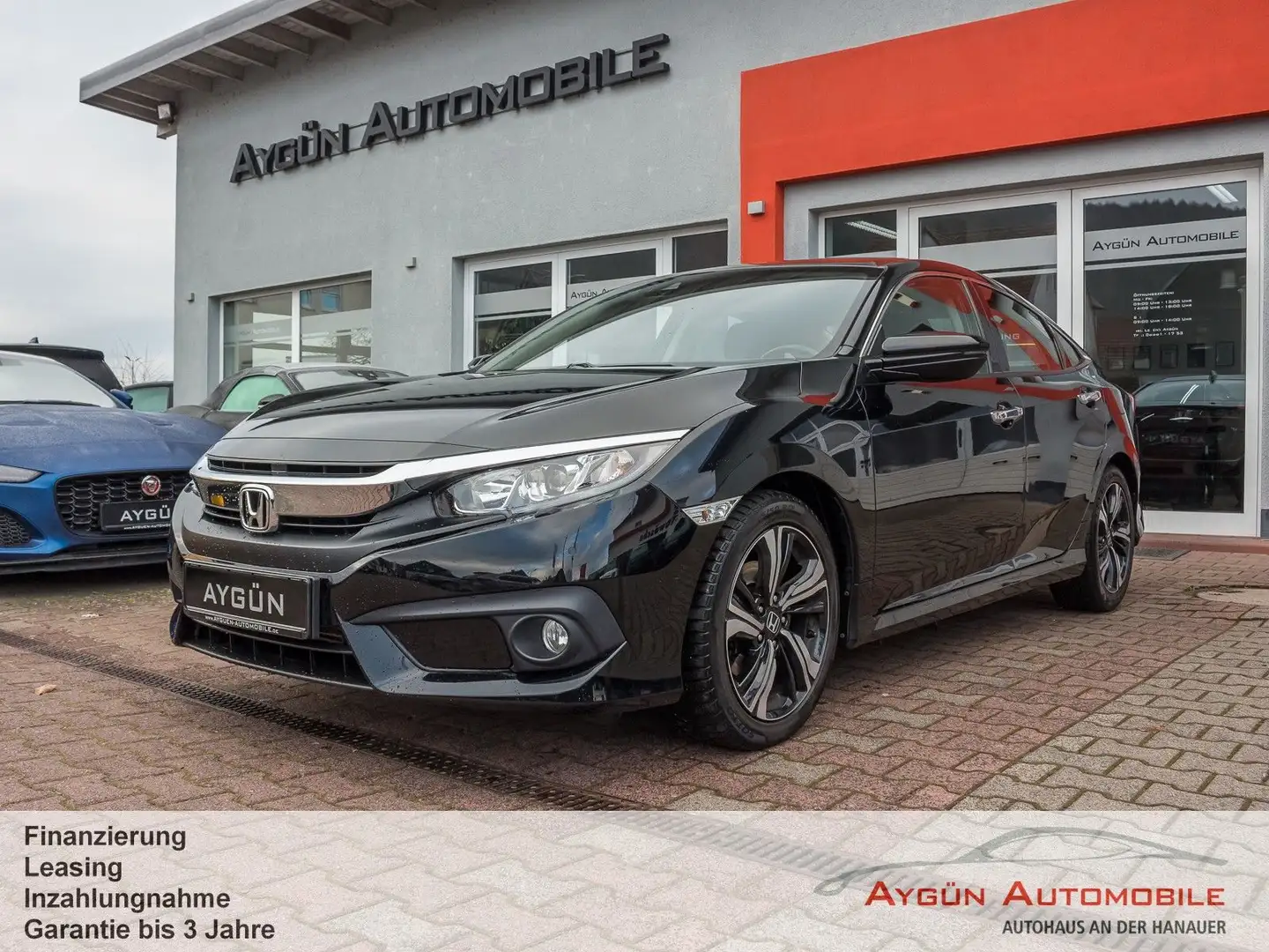 Honda Civic Lim. 4-trg. 1.5 Elegance*Kamera*PDC*Navi* Noir - 1