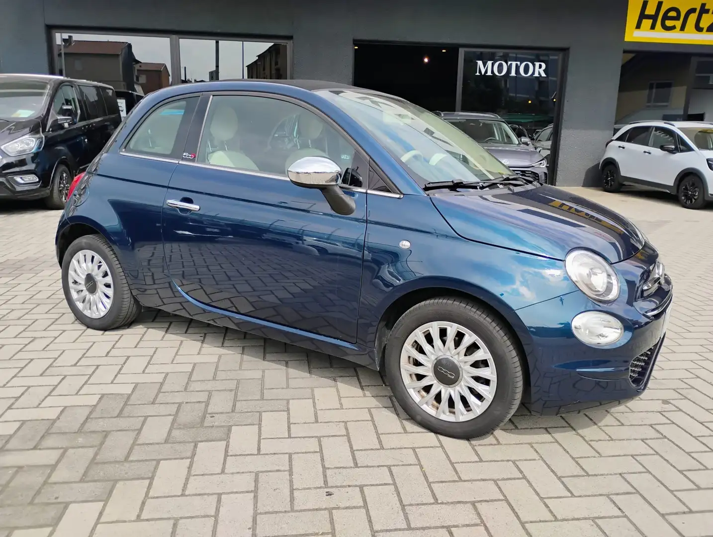 Fiat 500C 500C 1.2 Lounge 69cv my20 Bleu - 2