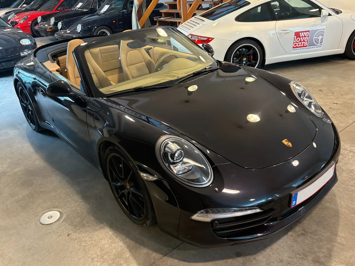 Porsche 991 911 Carrera Cabriolet PDK Noir - 2