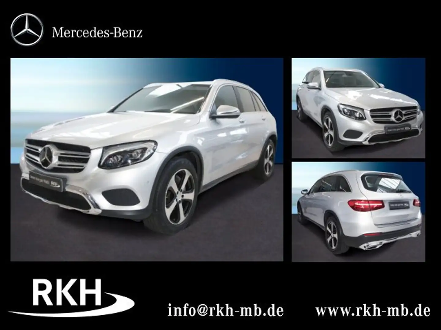 Mercedes-Benz GLC 250 GLC 250d 4M Exclusive AMG-Int./COMAND/AHK/Kamera Silber - 1