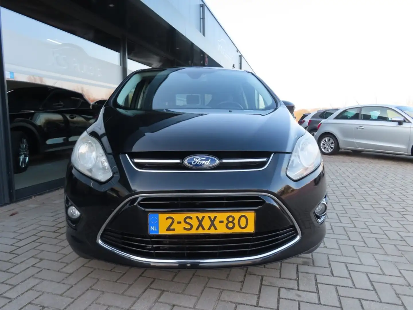 Ford C-Max 1.0 Titanium Ecc Cruise Navi Trekhaak Pdc 2014 Schwarz - 2