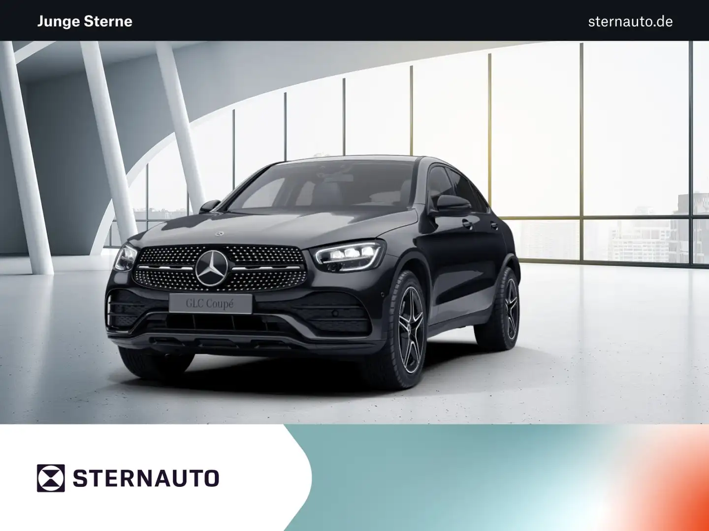 Mercedes-Benz GLC 200 GLC 200 4M Coupé AMG Line Exterieur Navi Styling Schwarz - 1