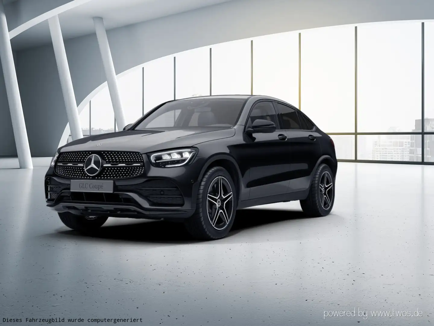 Mercedes-Benz GLC 200 GLC 200 4M Coupé AMG Line Exterieur Navi Styling Schwarz - 2