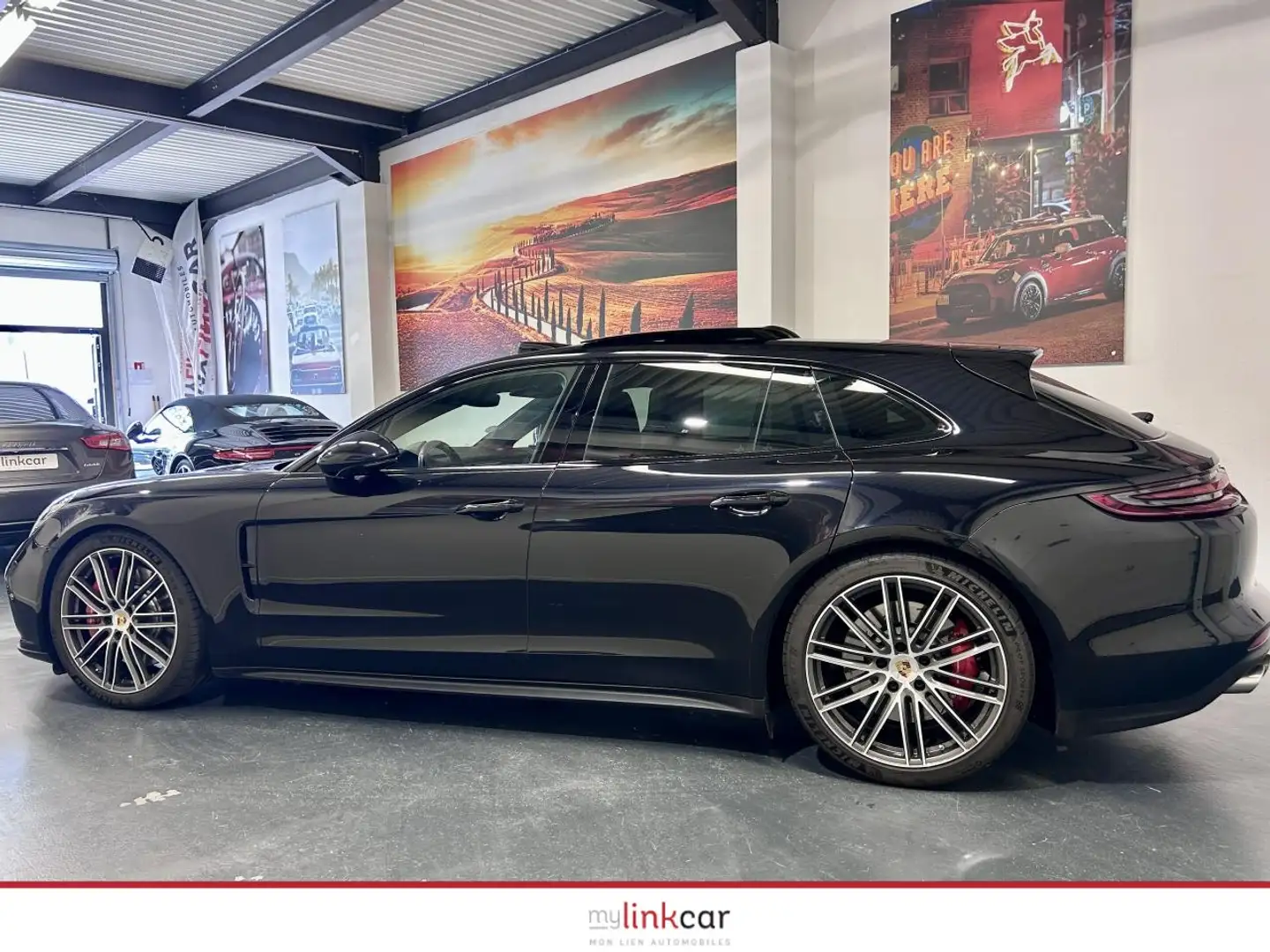 Porsche Panamera Sport Turismo 4.0i V8 550 BV PDK Française Noir - 2