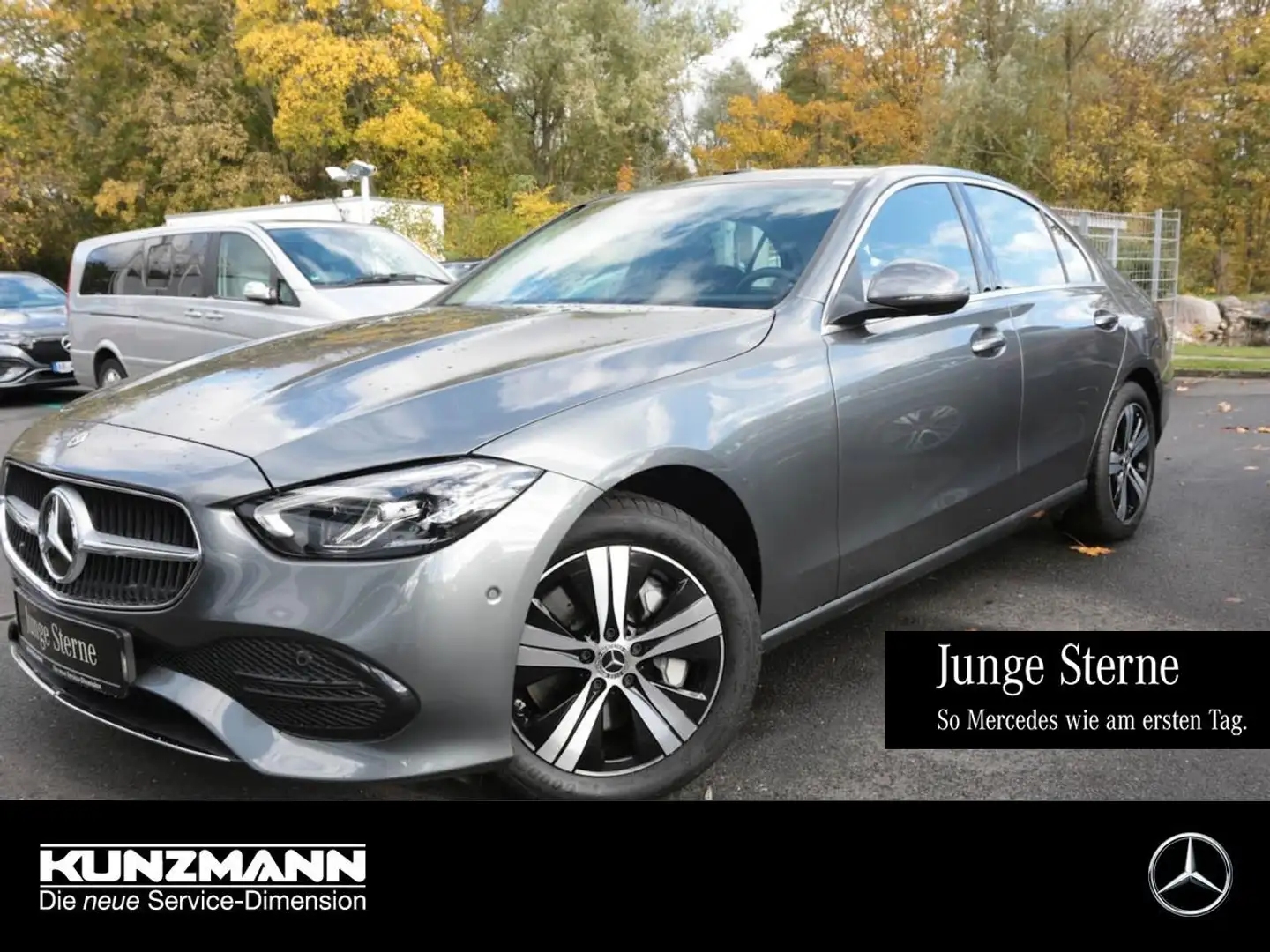 Mercedes-Benz C 300 e Avantgarde MBUX Navi Distronic AHK Grau - 1