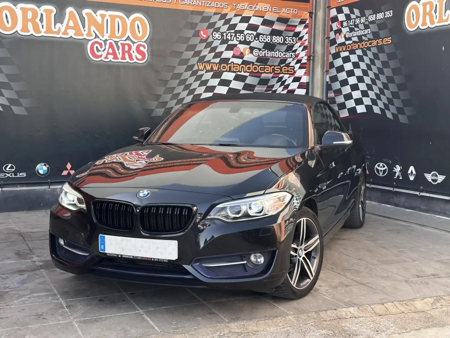 BMW 218 218i Cabrio Negro - 2