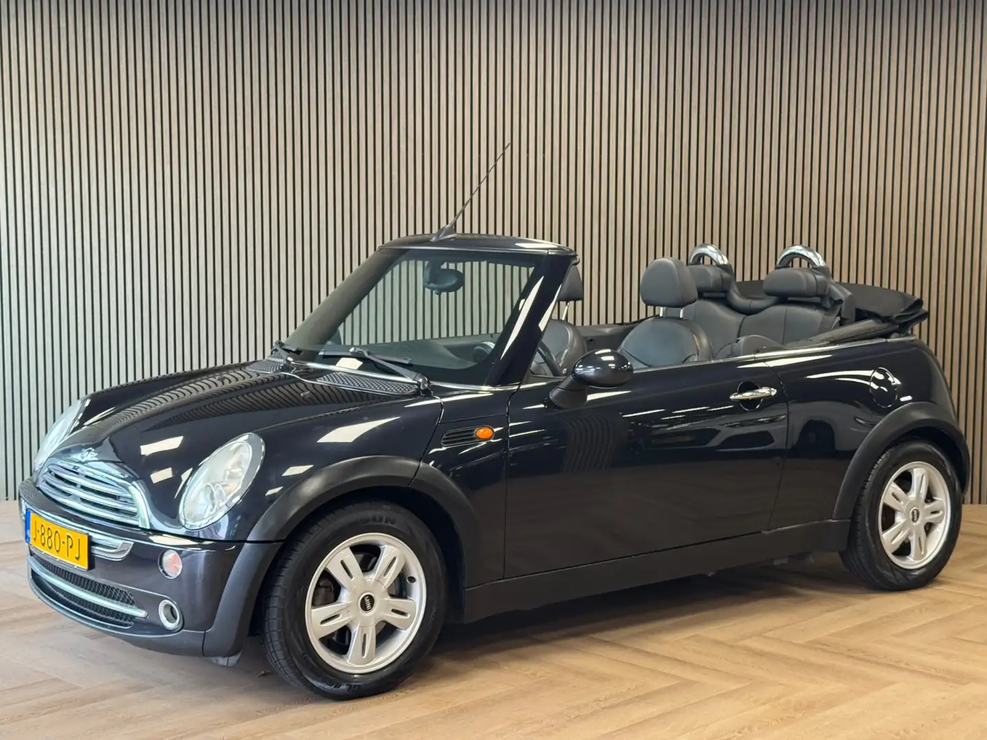MINI Cooper Cabrio Mini 1.6 SOFT-TOP LEDER AIRCO STOELVERWARMING CRUI Schwarz - 2