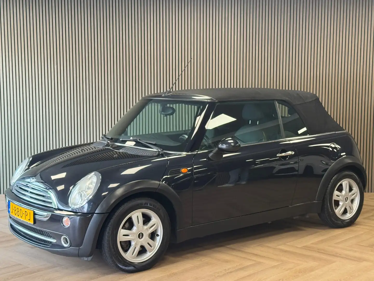 MINI Cooper Cabrio Mini 1.6 SOFT-TOP LEDER AIRCO STOELVERWARMING CRUI Schwarz - 1