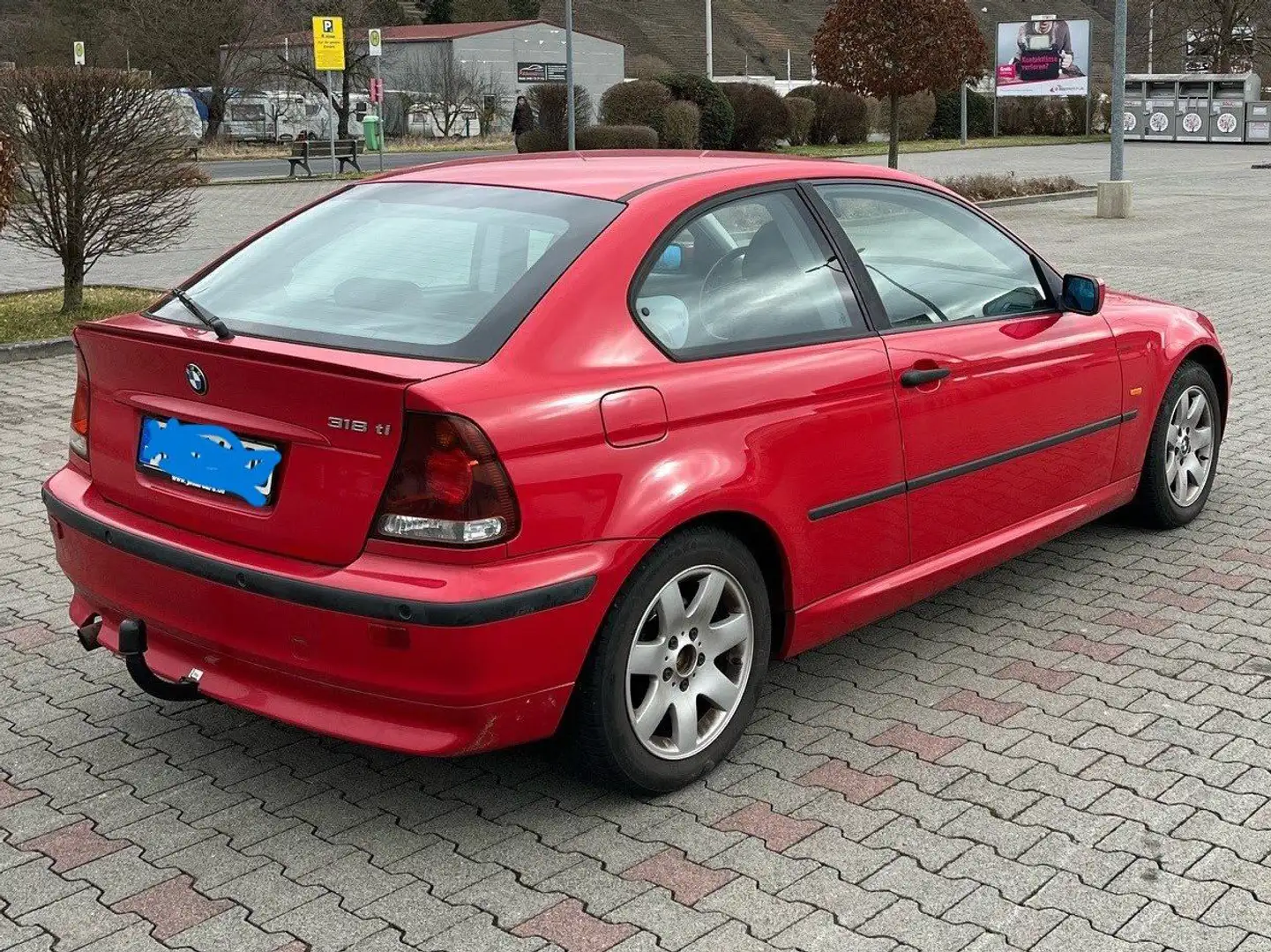 BMW 318 3er 318ti compact Rouge - 1