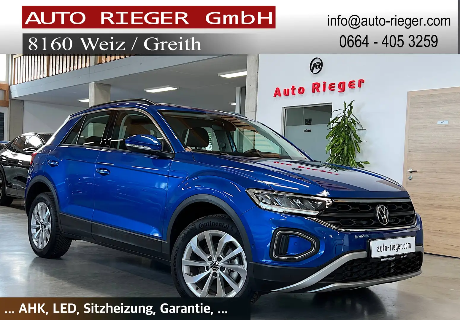 Volkswagen T-Roc Life TDI GARANTIE, AHK, LED Blau - 1