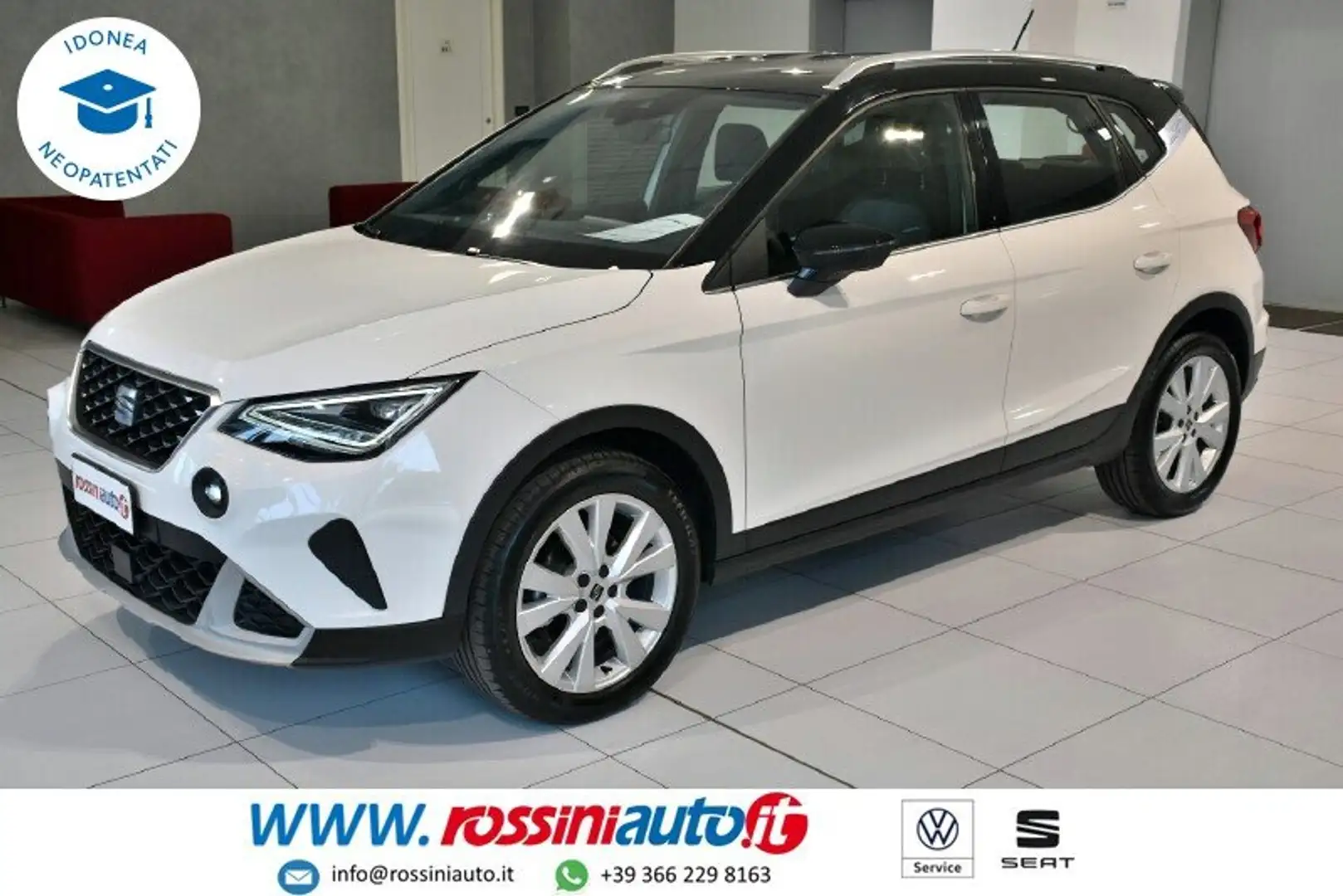 SEAT Arona 1.0 TSI 110 CV DSG XPERIENCE + FULL LED + 2XCLIMA Blanc - 1