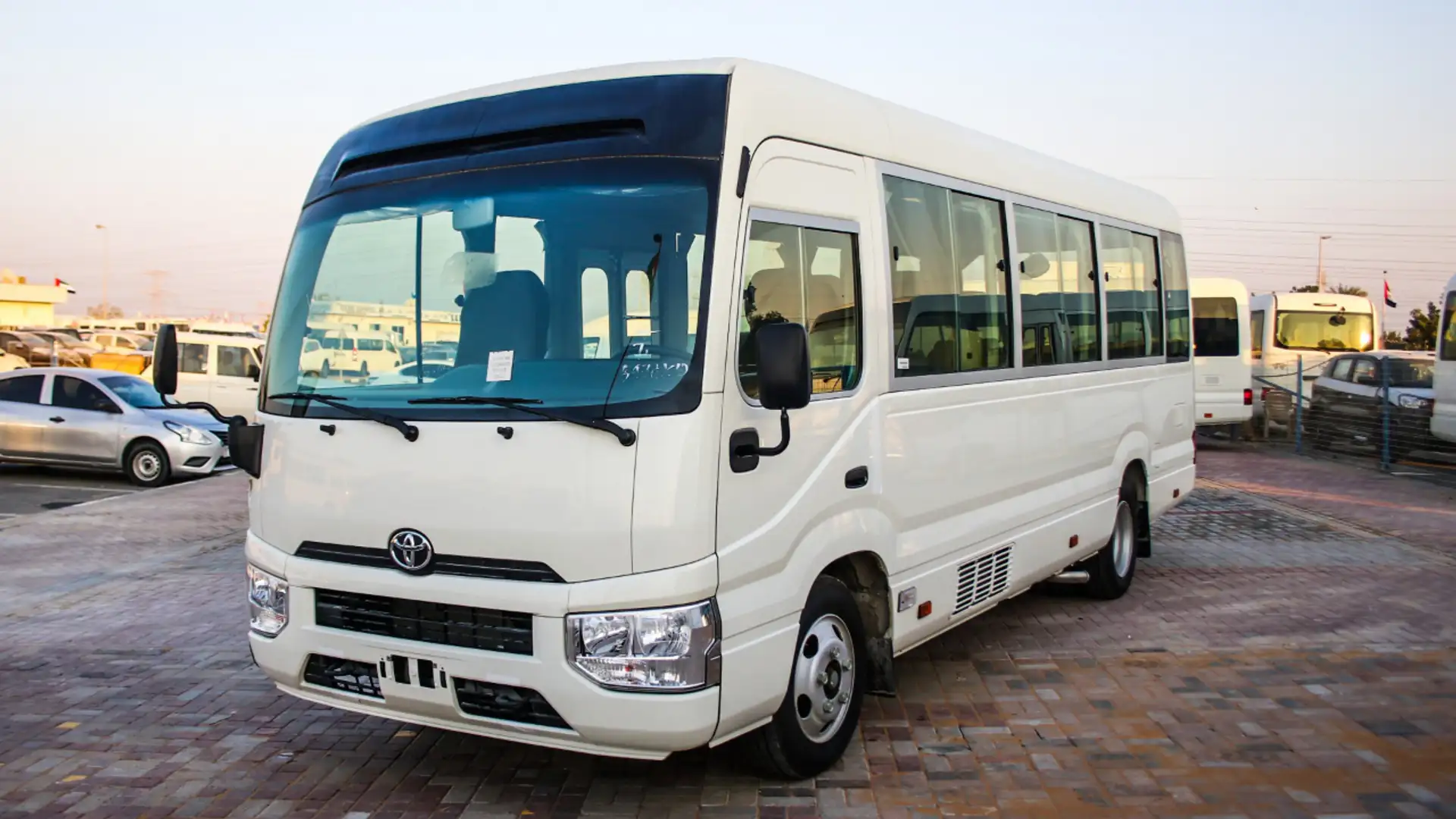 Toyota Coaster 2022 Diesel 4.2L Manual T 23 PL * EXPORT ONLY White - 1