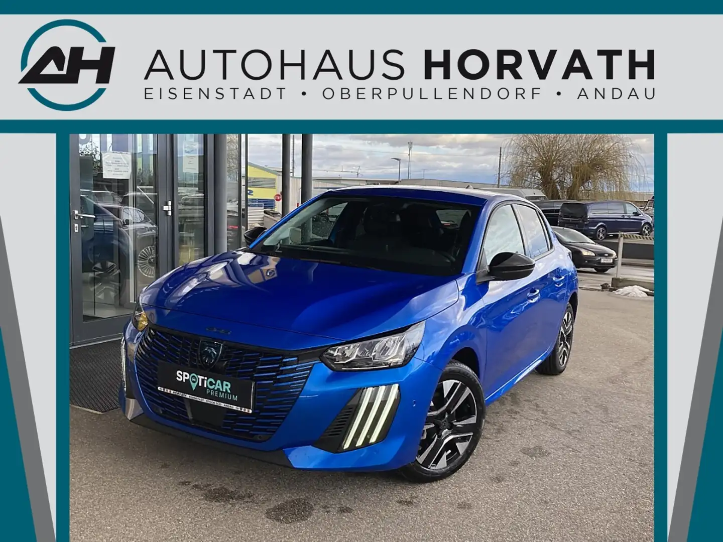 Peugeot 208 Hybrid 110 e-DCS6 Allure Blau - 1
