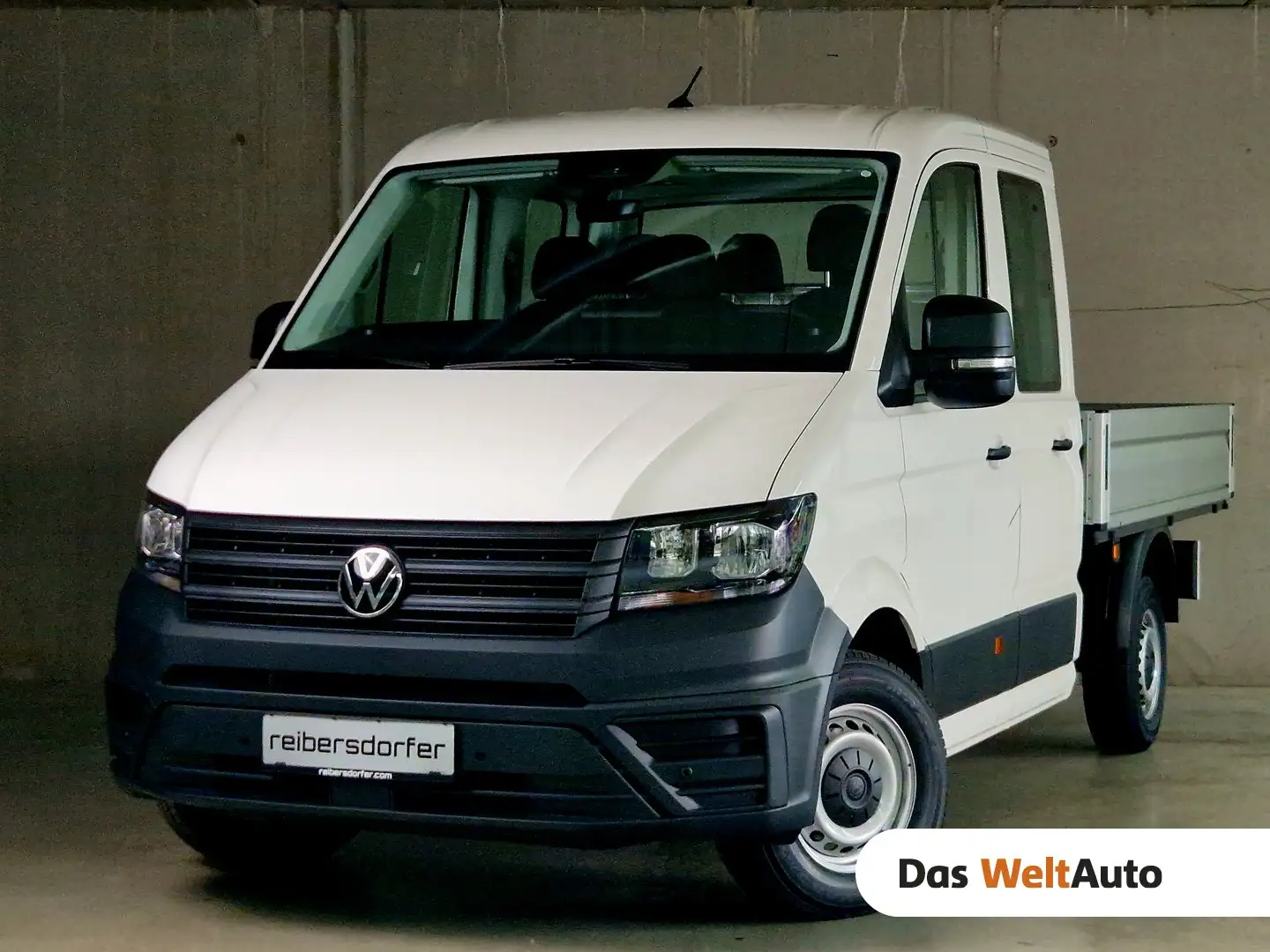 Volkswagen Crafter VW Crafter 35 T6 Doka-Pritsche L3 TDI Weiß - 1