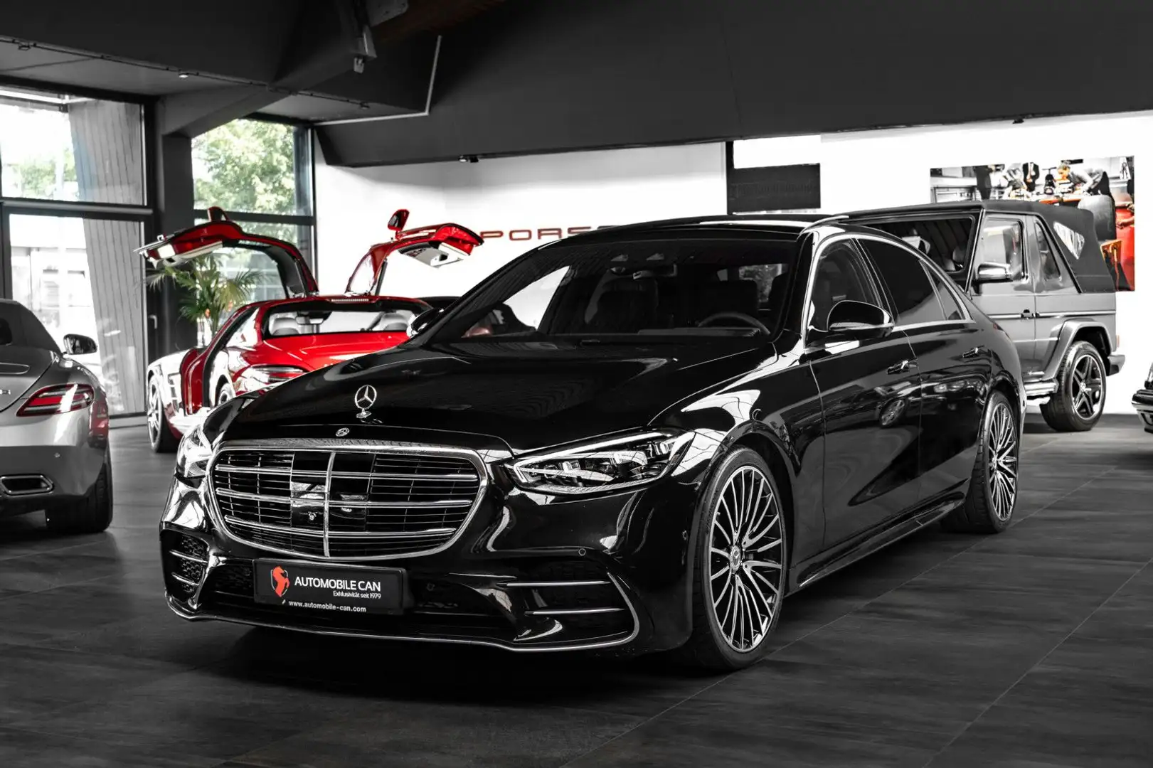 Mercedes-Benz S 500 4M LANG #AMG-LINE #21ALU #FOND-TV #NP 166€ Noir - 1
